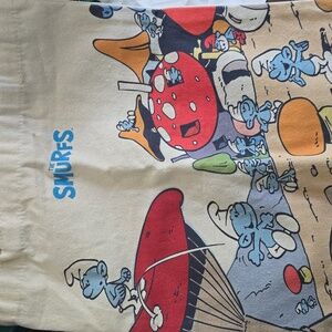 3 *Kids Canvas Bag - Blue and Red Smurfs Haunted Mansion, Cars* DISNEY